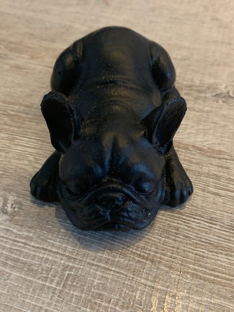 Betonnen beeld: Franse Bulldog; 11,5x 7,5 x 5 cm