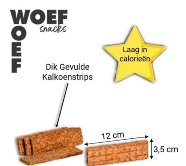 WoefWoef Snack: ''Kalkoen Strips''