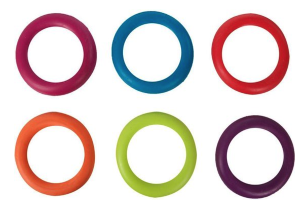 Rubberen ring 15 cm (verschillende kleuren leverbaar)
